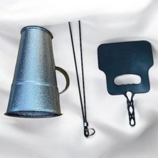 Yılmaz Nargile Mangal Aksesuar Seti - Ateş Köz Borusu Mangal Bacası- Plastik Mangal Yelpazesi - Kömür Köz Maşası