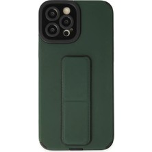 Renas Store Apple iPhone 12 Pro Max Kılıf Mega Standlı Silikon - Yeşil