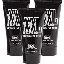 TeknoKapsül Hotxxl Cream Men Hardener D.lay Enlrgr 3 Adet 50 ml Erkeklere Özel Krem