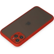 Renas Store Newface Iphone 11 Pro Kılıf Montreal Silikon Kapak - Kırmızı