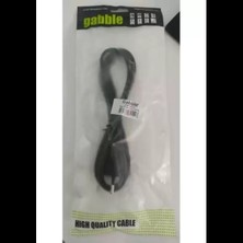 Gabble GAB-PPK115 Siyah( 1.5 Metre ) 1mm Kasa Power Kablosu