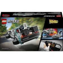 Bg Store Geleceğe Dönüş’ten Zaman Makinesi 77256-9 Yaş ve Üzeri Çocuklar Için Doktor Brown ve Marty Mcfly Minifigürleri Içeren Yaratıcı Oyuncak Yapım Seti, Hediye Fikri (357 Parça)