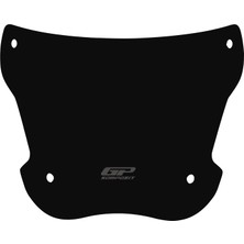 GP Kompozit Honda SH 150i 2020-2026 Uyumlu Ön Cam Siyah - 34 cm