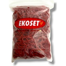 Ekoset Kırmızı Para Lastiği 3000 Adet