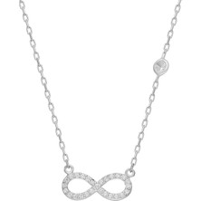 Eva Pırlanta Sonsuzluk Kolye 718940 Silver
