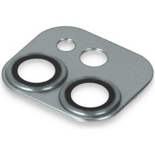 TeknoKapsül iPhone 11 Pers Alüminyum Kamera Lens - Yeşil
