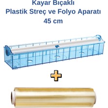 Blackbird Home Streç ve Alüminyum Folyo Dispenseri Makinesi Streç Folyo Aparatı 45 cm + Gıda Streci