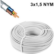 Kap Kaç Kablo 3x1,5 Nym