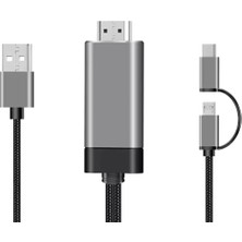 Renas Store Similar ZR775 LD36 3 In 1 USB To Hdtv Cable Görüntü Aktarıcı