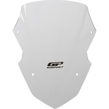 GP Kompozit Yamaha XMAX 250 Tech Max 2024-2026 Uyumlu Spor Ön Cam Şeffaf - 37 cm