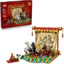 LEGO 80119 Iconic Dört Nala Koşan Atlar Tablosu
