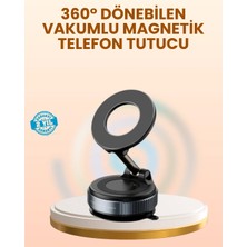 Uravas Store Vakumlu Manyetik Araç Telefon Tutucu Güçlü Tutuş