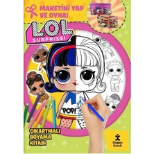 Bg Store Lol Surprise Çıkartmalı Boyama Kitabı Maketini Yap ve Oyna