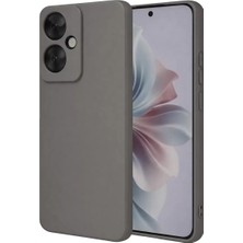 Renas Store Oppo Reno 11F Kılıf First Silikon - Gri