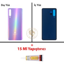 Arsking Xiaomi Mi 9 Lavanta Moru Arka Pil Kapağı Batarya Kapağı Lazer Kesim + B-7000 Yapıştırıcı
