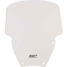 GP Kompozit Honda Forza 250 2021-2026 Uyumlu Spor Ön Cam Şeffaf - 48 cm