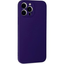 Renas Store Newface Iphone 13 Pro Max Kılıf Nano Içi Kadife Silikon - Mor