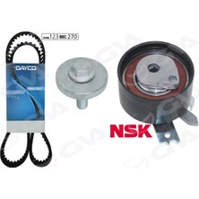 GVA Dpmix-Hb Eksantrik Gergi Kiti 123X270 Clio Ii-Iv Kangoo 01 Megane Ii-Scenic Ii-Micra Iii 1.5dci K9K K015578XS