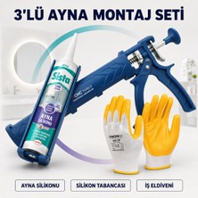 Sista Neutral Silikon (Ayna Silikonu-Beyaz) 280 ml Ayna Montaj Seti