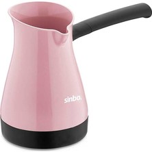 Bg Store Elektrikli Cezve SCM2954, 5 Fincan Kapasite, 400 ml Hazne, 1000 W, Plastik, Pembe