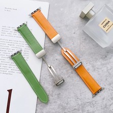 Kap Kaç Watch 42MM KR414 Daks Deri Kordon - Koyu Yeşil