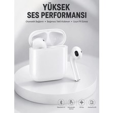 Lims Store 2. Nesil Bluetooth Android ve Ios Uyumlu Kablosuz Kulaklık Çağrı Cevaplama