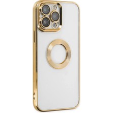 Renas Store Newface Iphone 13 Pro Max Kılıf Slot Silikon - Gold