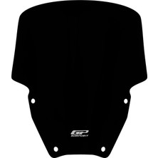 GP Kompozit Honda Forza 250 2021-2026 Uyumlu Spor Ön Cam Siyah - 48 cm