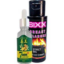 Kap Kaç Süper 7days Bay Saç Bakım Yağı ve + Sıxx Memme Bakım Kremi 60 ml