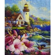 Elegantshop 5d Yapışan Boncuk Goblen Mozaik Tablo Pano 50*65 cm Xcn4