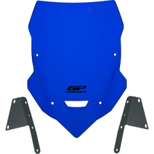 GP Kompozit Bajaj Dominar 250 2017-2026 Uyumlu Ön Cam Mavi - 40 cm
