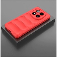 Renas Store Newface Xiaomi Redmi Note 14 Pro 5g Kılıf Optimum Silikon - Kırmızı