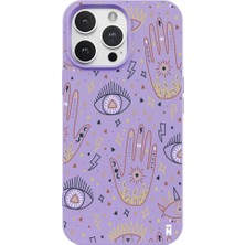 Casen iPhone 11 Pro Max Lila Lansman Renkli Silikon I'm Mysterious Tasarımlı Kamera Korumalı Telefon Kılıf