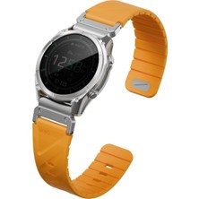 UNIQ Better By Design Garmin 22MM Kordon Fenix 7 / Fenix 6 / Epix / Forerunner 955-965 Uyumlu Terletmez Fkm Silikon Kayış