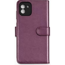 Renas Store Samsung Galaxy A03 Core Kılıf Trend S Plus Kapaklı Kılıf - Mor