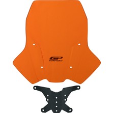 GP Kompozit KTM 390 Adventure 2020-2024 Uyumlu Ön Cam Turuncu - 38 cm