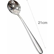 Bg Store Paslanmaz Çelik Servis Kaşığı, 21 Cm, Yemek Servis Kaşığı
