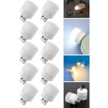 Bg Store USB Mini Top LED 10’lu Aydınlatma Seti – Sıcak Renkli Gece Lambası, Enerji Tasarruflu Mikro LED Işıklar