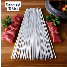 Yılmaz Nargile Kuşbaşı Şişi 30 Adet 55 Cm,et Mangal Yassı Şiş,barbekü Şişi,mangal Kuşbaşı Şişi