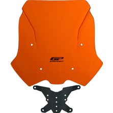 GP Kompozit KTM 790 ADV 2021-2022 Uyumlu Ön Cam Turuncu - 38 cm
