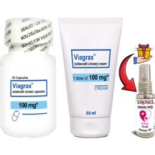 TeknoKapsül Naturalia :  30LU Viagrax Kapsül + 50 ml Viagrax Krem: Erkeklerin Performanslarına Özel Set + Hediye Erosel Masaj Yağı
