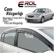 Erol Otomotiv Mercedes E Serisi W211 (2001-2008) Sedan 4'lü Mugen Cam Rüzgarlığı