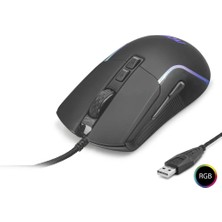 Renas Store Gaming Mouse Optik 1200–2400 Dpi USB Rgb - Siyah GM170B/LA