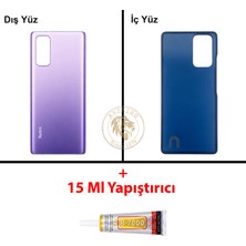 Arsking Xiaomi Redmi Note 10 Pro Nebula Moru Arka Pil Kapağı Batarya Kapağı Lazer Kesim + B-7000 Yapıştırıcı