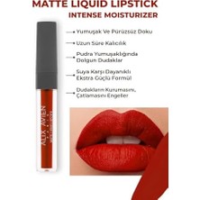 Bg Store Uzun Süre Kalıcı Kadifemsi Kuruma Yapmayan Mat Likit Ruj - Lipstick 522 Wine Red