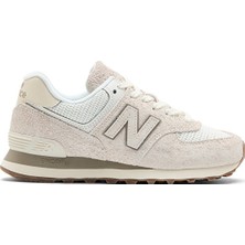 New Balance 574 Unisex Leather Sneaker Günlük Hakiki Deri Spor Ayakkabı Krem
