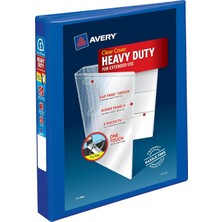 Avery Dennison Ağır Hizmet Tipi Görünüm Klasörü 2,54 Cm, Çok Renkli, 4,45 x 29,21 x 27,94 cm