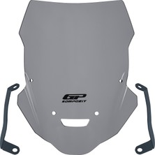 GP Kompozit Yamaha MT-25 2015-2019 Uyumlu Ön Cam Gri - 38 cm