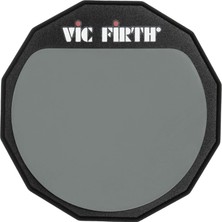 Vic Firth 6" Tek Taraflı Çalışma Padı, Yumuşak Lastik