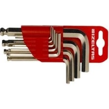 Renas Store Izeltaş 4905007108 Yuvarlak Başlı Allen Anahtar Takımı 8 Parça